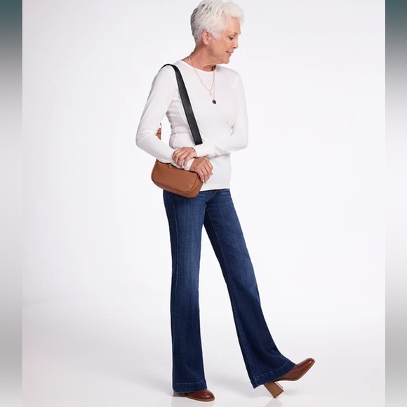 Woolx NWOT Hannah Merino Wool Long Sleeve Cold Weather Top in Buttercream - Picture 8 of 11